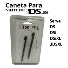 Kit 2 Canetas Stylus De Nintendo Ds Lite Dsi, Dsi Xl, 3ds Xl