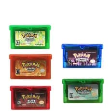 Pokémon Game Boy Advance GBA Jogos Fire Red Ruby Sapphire Leaf Green Cartucho Fita Pokemon Game Boy Advanced