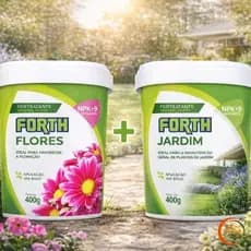 KIT FORTH FLORES 400G + FORTH JARDIM 400G