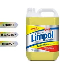 Detergente Lava Louças Liquido Limpol 5L Neutro e Cristal