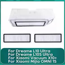 Compatível Para Dreame L10 Ultra , L10S/Xiaomi X10 + , Mijia OMNI 1S Filtro Hepa Caixa De Poeira Peça De Reposição Acess