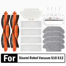 Para Xiaomi Robô Vácuo S10 S12 T12 B106GL/Esfregão 2S XMSTJQR2S/3C B106CN Peças Acessórios Principal Escova Lateral Filt