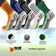 Meias De Futebol Alta Qualidade Profissionais Esportivo Antiderrapantes De silicone Respiráveis