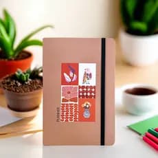 Agenda Planner Mensal Capa Dura Planner A5 tipo Moleskine Não Datado