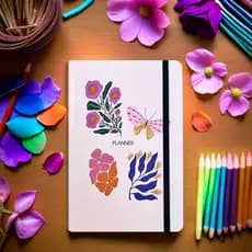 Planner 2025 Agenda Planner Mensal Planner A5 Caderno Agenda Não Datado