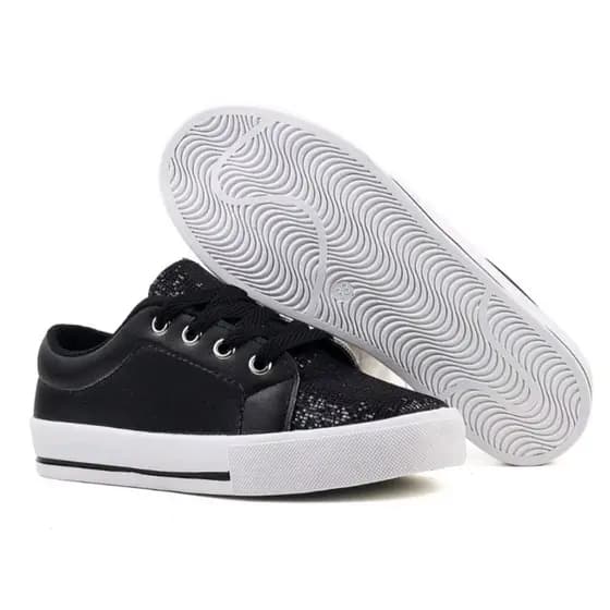 Tênis Adulto Feminino Star Glitter Casual Lançamento