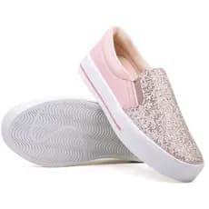 Tênis Sapatênis Infantil Menina Glitter Confortável