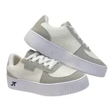 Tenis Feminino Casual Sola Bicolor Estiloso e Elegante Dia a Dia Academia
