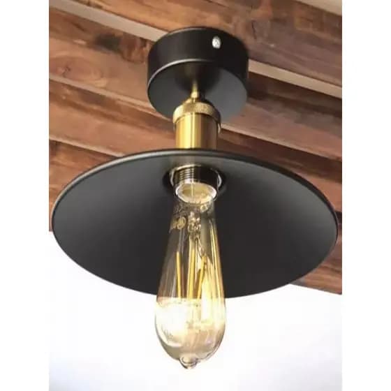 Lâmpada De Teto Vintage Retro E27 Com Decoração De Luz Led