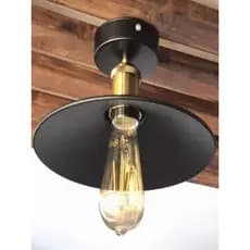 Lâmpada De Teto Vintage Retro E27 Com Decoração De Luz Led