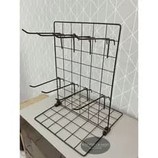 Expositor Para Chaveiro E Bijuteria 30x40 + 8 Ganchos 15cm
