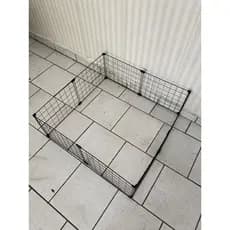 Cercadinho Para Porquinho Da Índia Em Tela Aramada 80x80x30
