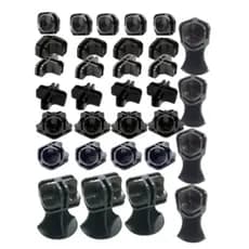 80 Conectivos + 20 Pé conectivo para Cercado de Porquinho da Índia, Conector