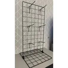 Expositor Para Chaveiro E Bijuteria 60 Cm + 6 Ganchos de 10cm