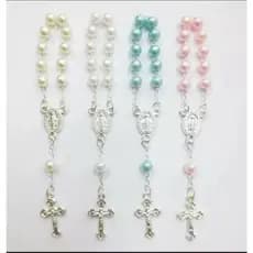 Mini terço Dezena para Batizado, Crisma, Eucaristia, Casamento