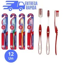 6 Escova de Dente Macia Adulto Cerdas Ultra Suaves Limpeza Profunda Oral Higiene Bucal Kit