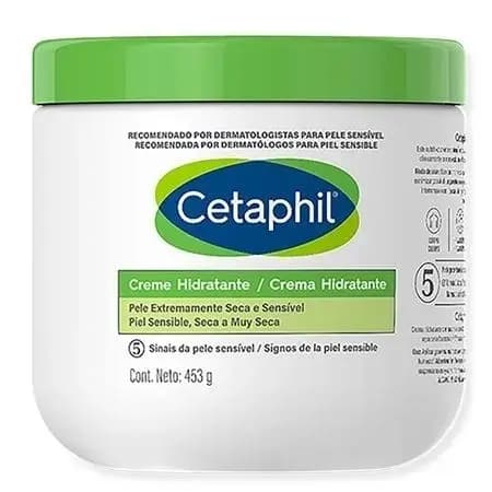Cetaphil Creme Hidratante Corporal Pele Seca - Pote 453G