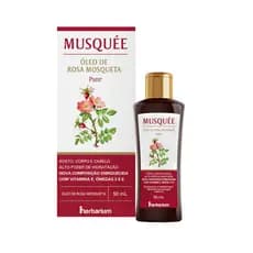 Óleo de Rosa Mosqueta Rubiginosa Puro Musquée 50ml Regenerador Clareador Cicatrizante Facial e Corpo
