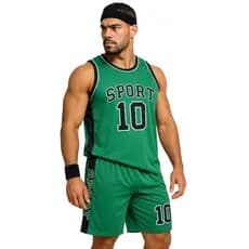 Conjunto Esportivo Masculino Adulto Camiseta + Short Treino Academia Corrida