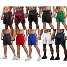 Kit 10 Shorts Masculino Esportivo Respirável Academia Futebol Corrida Casual Leve Confortável Bermuda Treino