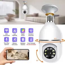 Q16S BULB 2.4G PTZ Câmera Auto Rastreamento Visão Noturna 1080p De Segurança IP CCTV Sem Fio