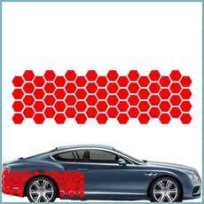 Decalque Automotivo Para Carroceria , 67.7x19.6 Espaços , Adesivo À Prova D'água De Carro , SUV Sedan , Captador , Veícu