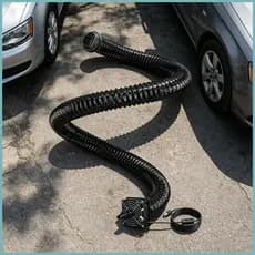 Extensor De Ventilação De Ar Do Carro Com Ventilador De Fluxo USB Resistente Ao Calor 3 Metros Mangueira Condicionado Fr