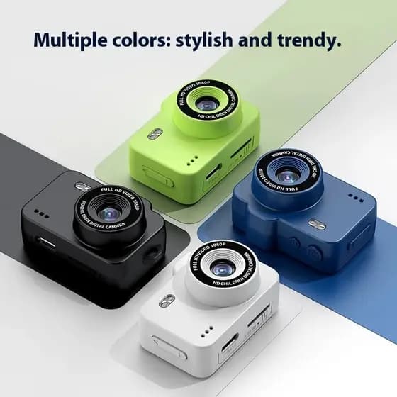 Mini Câmera 1080PMicro Chaveiro Colar-Estilo Vlog De Bolso Digital Ultra-Compacta