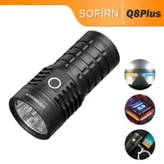 Sofirn Q8Plus (EC06) Lanterna Super LED Poderosa 16000lm USB C Recarregável 21700 Anduril 2.0 Com XHP50B