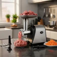 Máquina De Moer Carne Fazer Linguiça Hamburguer Automático 110v