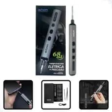 Chave Elétrica Precisão Sem Fio Portátil Bateria Mini Parafusadeira 68 Em 1 Reparo Celular Notebook