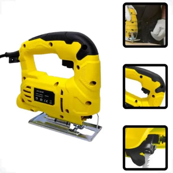 Serra Tico-Tico Profissional 450w Velocidade Ajustável Madeira e Metal LWJ-ZD103 LUATEK