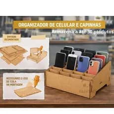 Organizador Celular Películas Capinhas e Acessórios Tecnologia Organizador de Mesa-Vitrine de Loja
