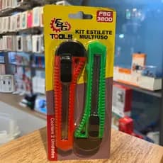 Kit 2 Estilete FBG-3800 Cores Sortidas