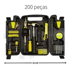 Kit Ferramentas 200 Peças Completo