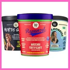 Cronograma Capilar - Máscaras Lola Morte Súbita 450g Danos Vorazes 450g Rapunzel 450g