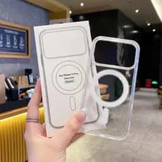 Capinha Capa Para IPhone 17 17 Air 17 Pro 17 Pro Max Magsafe Transparente Case Protetora Peli Camer