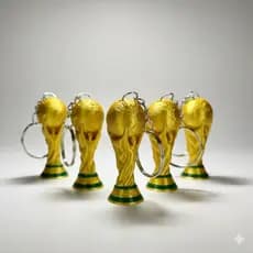 Kit Chaveiro Troféu Copa do Mundo | Lembrancinha | Atacado e Revenda