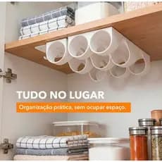 Organizador de Rolos para Armário de Cozinha | Porta Papel, Alumínio, Manteiga, Filme etc.