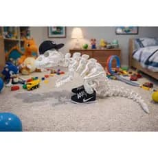 Brinquedo Dinossauro Articulado 20cm – Dino T-Rex Flexível Educativo