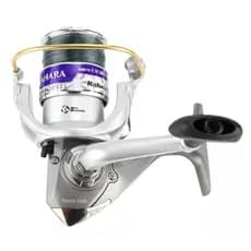 Molinete de Pesca Sahara Robalo com Linha 3 Rolamentos Drag 5 KG Tamanhos 3000 4000 5000 6000 7000 Molinete de Grafite