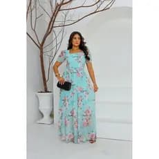 LANÇAMENTO !!vestido festa decote cuadrado longo