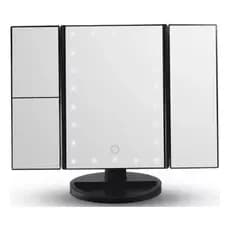 Espelho Para Maquiagem De Mesa 22 Leds Touch Screen Camarim Penteadeira Portátil