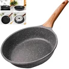 Frigideira De Indução E Gás Revestimento Cerâmico Antiaderente 4 mm Reforçada Com Cabo Ergonômico Top