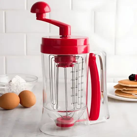 Dosador De Massa De Bolo Dispenser Jarra Medidora Máquina Panqueca Misturador Batedor de massa Confeiteiro