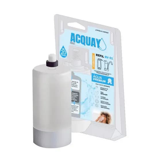 Refil Filtro de Água Compatível Lorenzetti Acqua Bella e Vitale RV01 Acquay Filtros Durável Torneira