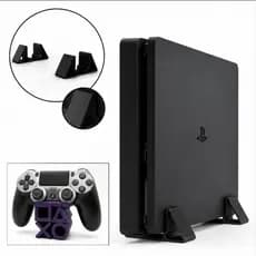 Base Apoio Suporte Vertical Ps4 Slim Playstation Em Pé e ps4 fat suporte de apoio pequeno facil por