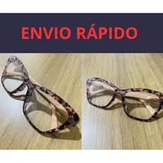 óculos zoom automático modelo leopardo feminino