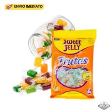 Balas De Algas Marinhas Sweet Jelly Sabor Frutas 200/500/1000g