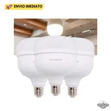 KIT 6 Lâmpada Led Bivolt Alta Potência 50W 6500K E27 EMPALUX